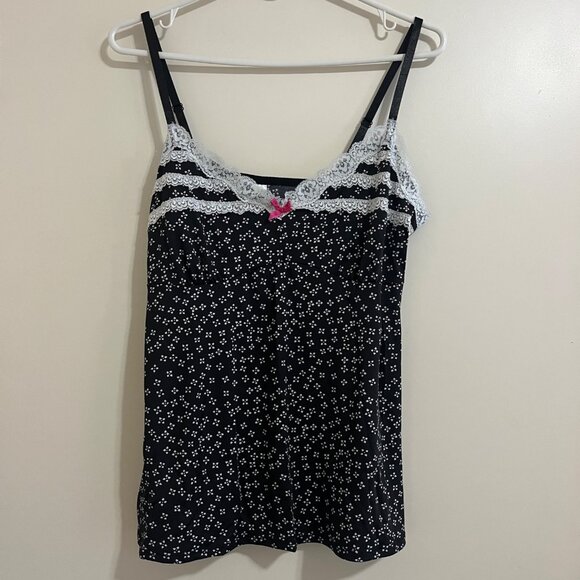 Y2K Babydoll Floral Top Sz XL Dark Fairy Whimsigoth Boho Coquette Cowgirl Dainty - Picture 1 of 9